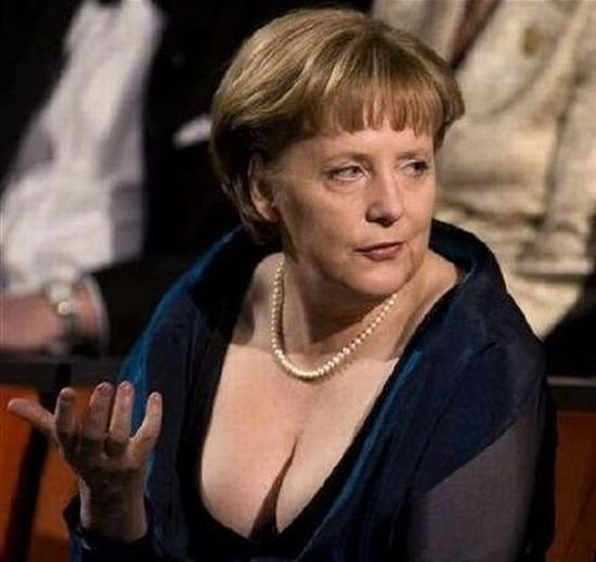 Ангела Меркель в домашней обстановке (5 фото)