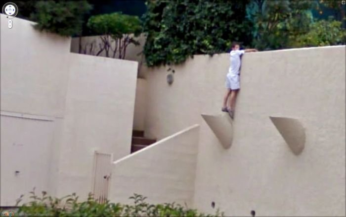 Любопытные кадры с Google Street View (58 фото)