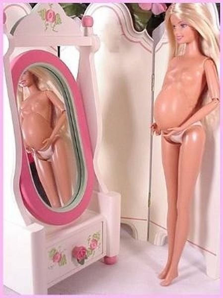 Беременная подруга куклы Барби (18 фото)