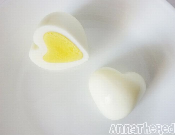 Как сделать сердечко из яйца (10 фото)