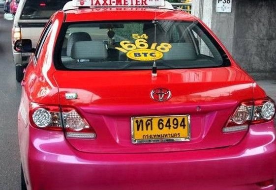 Запреты в таиландском такси (7 фото)