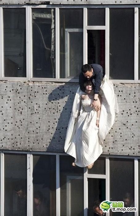 Спасение невесты в Китае (16 фото)