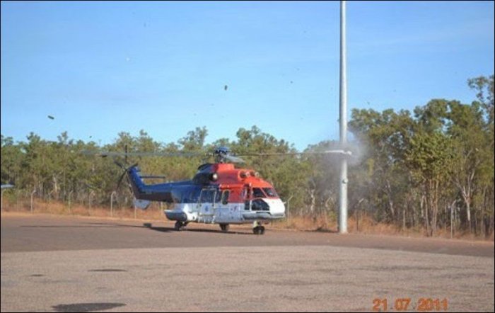 Авария с вертолетом (5 фото)