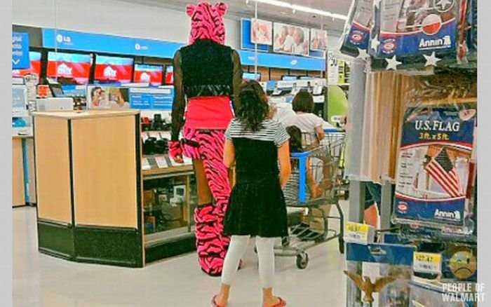 Странные люди в супермаркетах (56 фото)