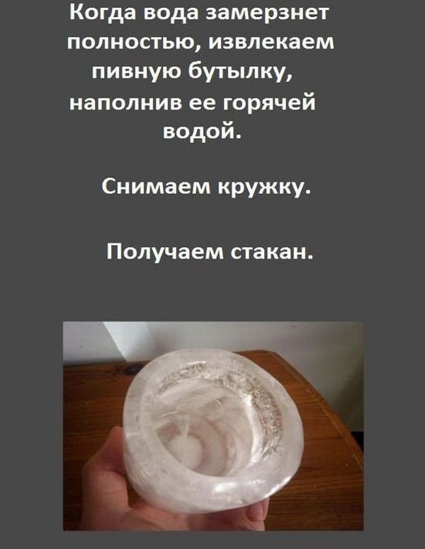 Ледяной стакан (6 фото)