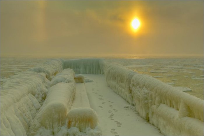 Зима в Одессе (16 фото)