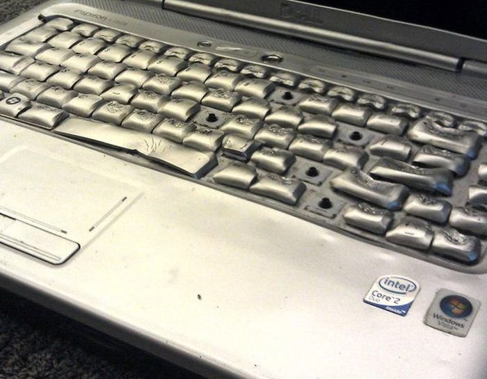 Можно ли сушить клавиатуру ноутбука феном