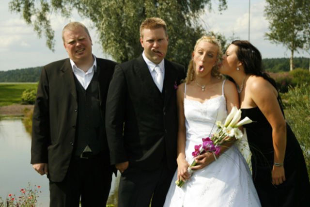 Приколы на свадьбе (46 фото)