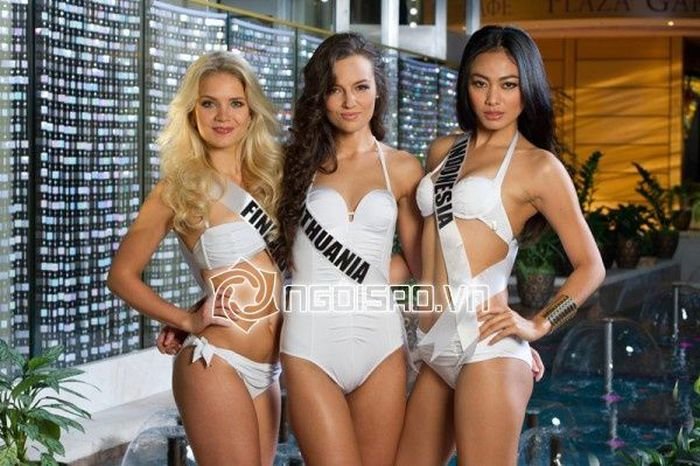 Участницы конкурса Мисс Вселенная 2013 в бикини (30 фото)
