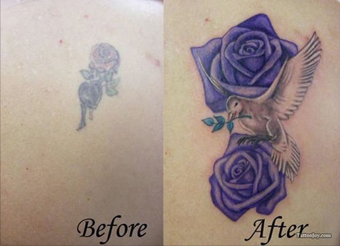 Как исправить неудачную татуировку (20 фото)