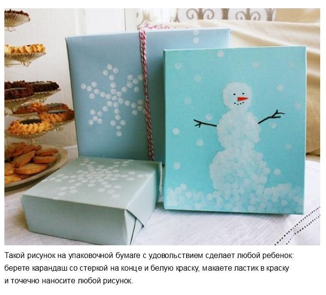 Как красиво упаковать новогодний подарок (29 фото)