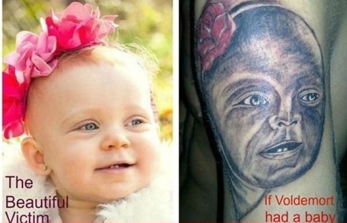 Неудачные татуировки (31 фото)