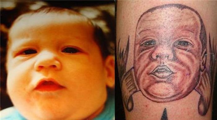 Неудачные татуировки (31 фото)