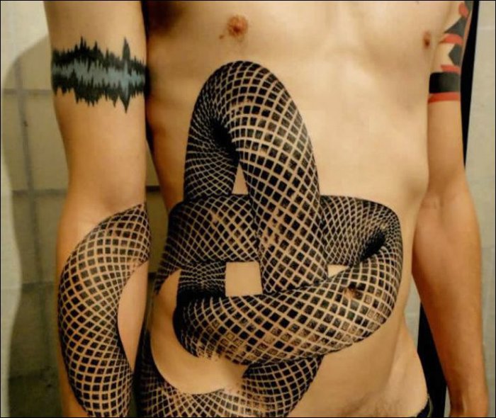 Необычные 3D татуировки (27 фото)