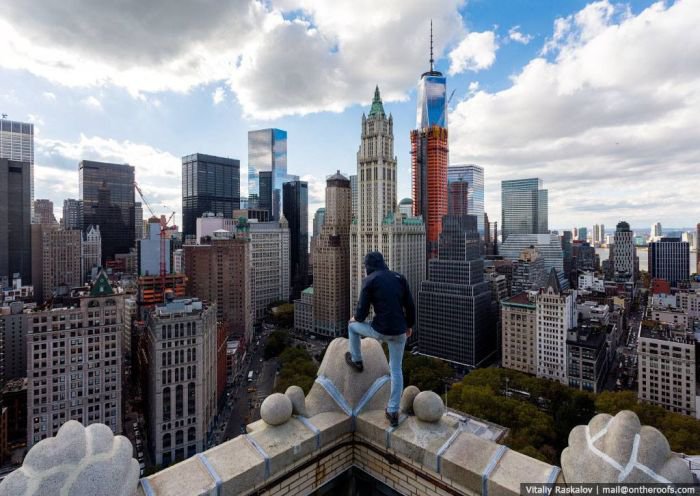 На крышах Нью-Йорка (45 фото)