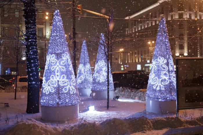 Новогодняя иллюминация в Москве (31 фото)