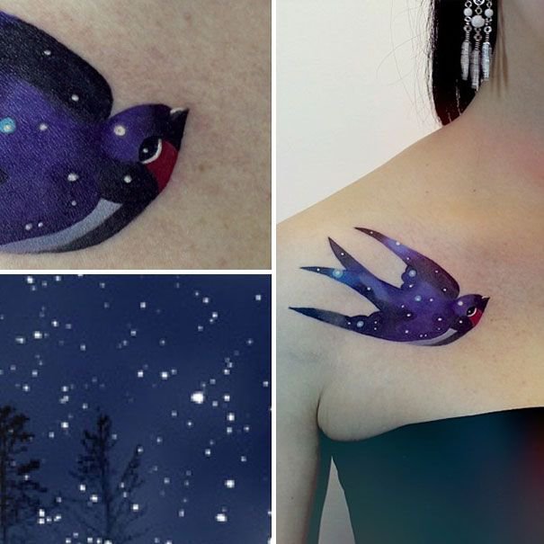 Космические татуировки (12 фото)
