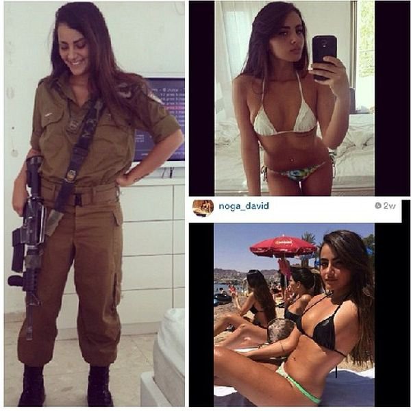Девушки-красотки в израильской армии (54 фото)