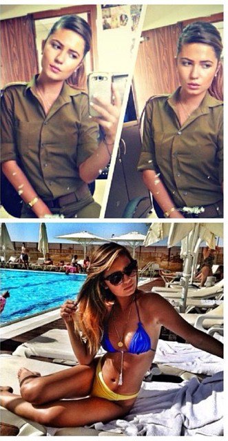 Девушки-красотки в израильской армии (54 фото)