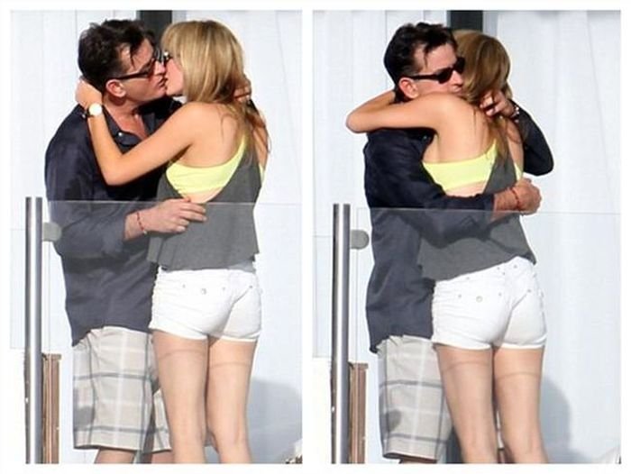 Brett Rossi und Violett Starr nutzen Zungen, einander glücklich zu machen