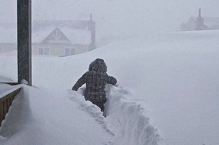 Суровая зима в Ростове-на-Дону (34 фото)