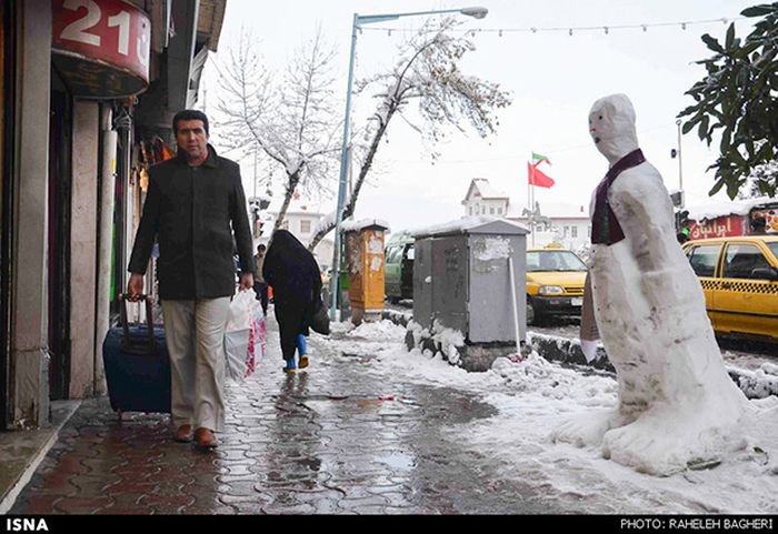Иран завалило снегом (45 фото)