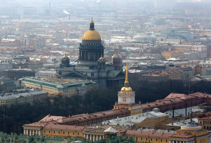 Санкт-Петербург с высоты птичьего полета (48 фото)