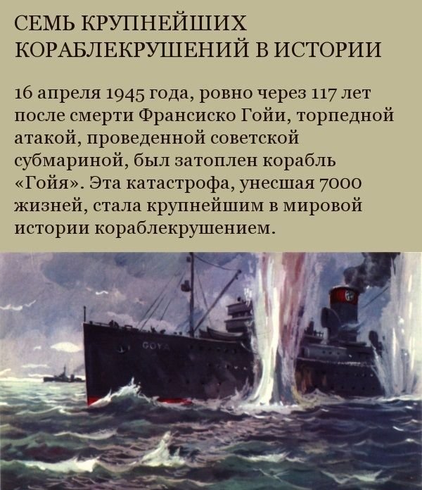 Крупнейшие кораблекрушения в истории (9 фото)