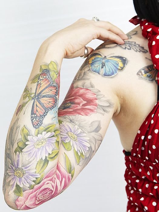 Необычные татуировки (50 фото)