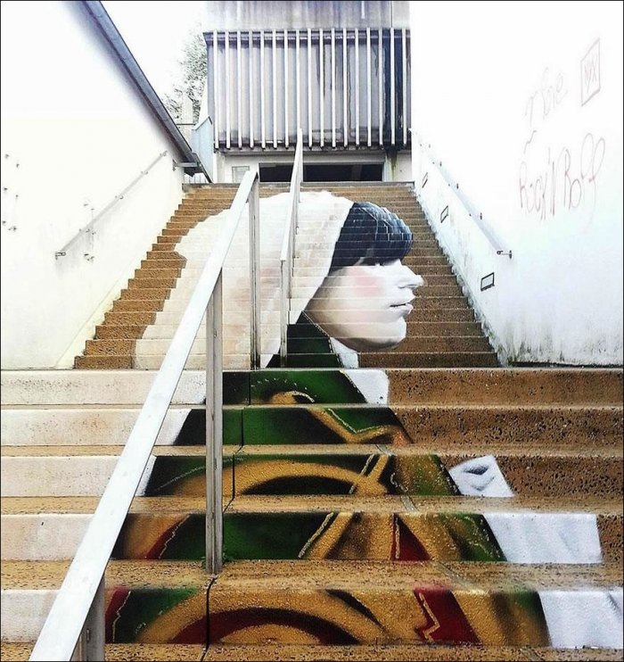 Красивые городские лестницы (15 фото)