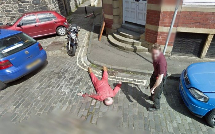 Приколы на Google Street View (22 фото)