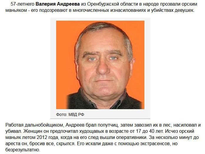 Самые опасные преступники России (11 фото)