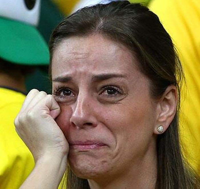 Эмоции бразильских болельщиков (40 фото)