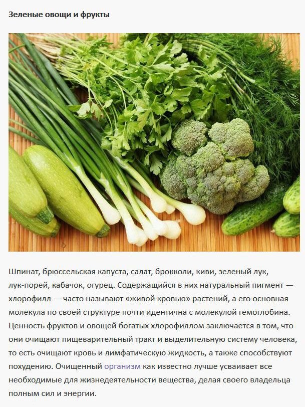Про цвет фруктов и овощей (6 фото)