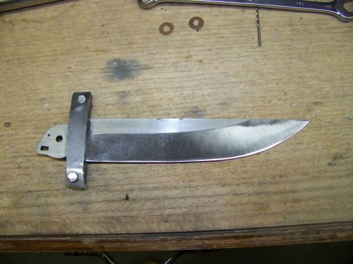 Крутой складной нож ручной работы (56 фото)