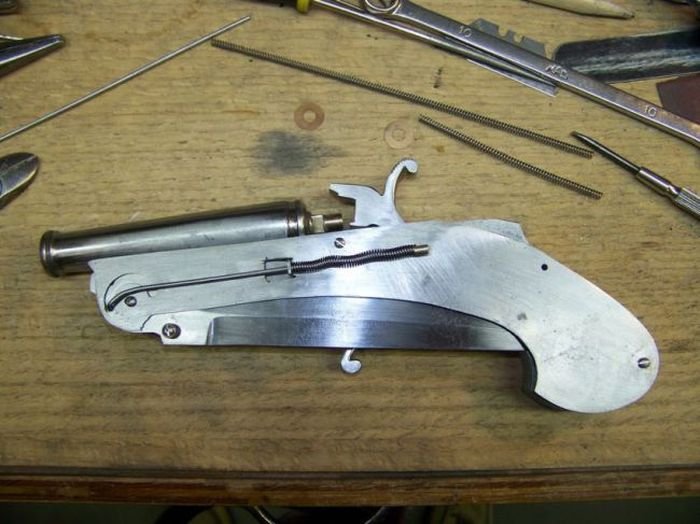 Крутой складной нож ручной работы (56 фото)