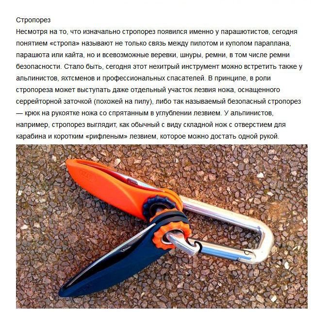Факты о разных видах ножей (7 фото)