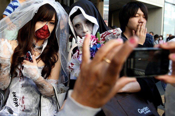 Японские костюмы на Хэллоуин (16 фото)