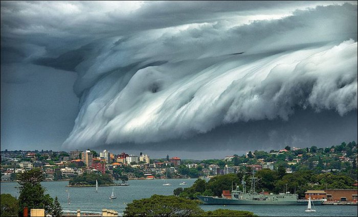 Необычные облака в Австралии (5 фото)