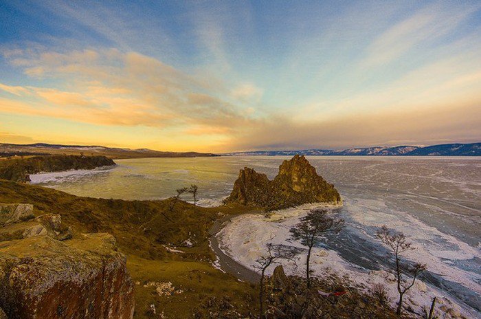 Озеро Байкал зимой (35 фото)
