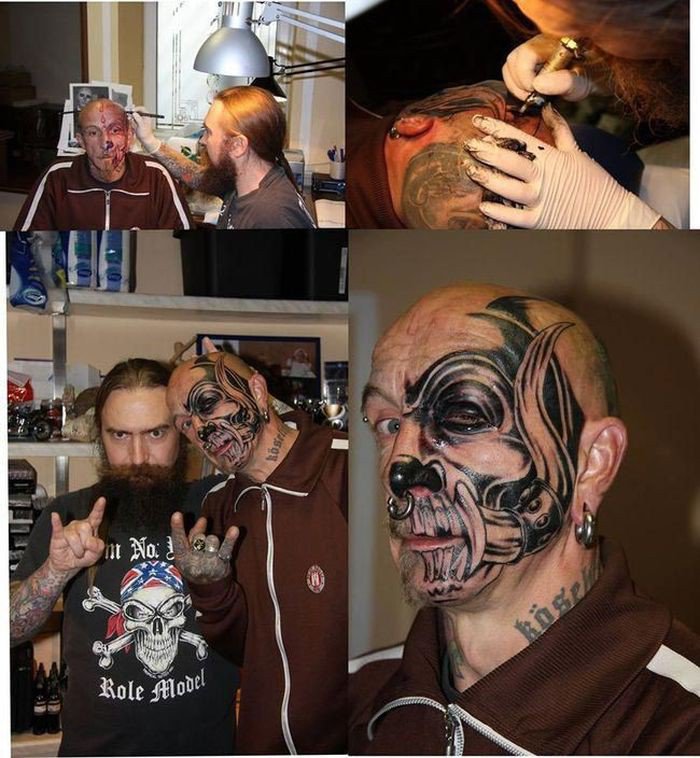 Идиотские татуировки (21 фото)