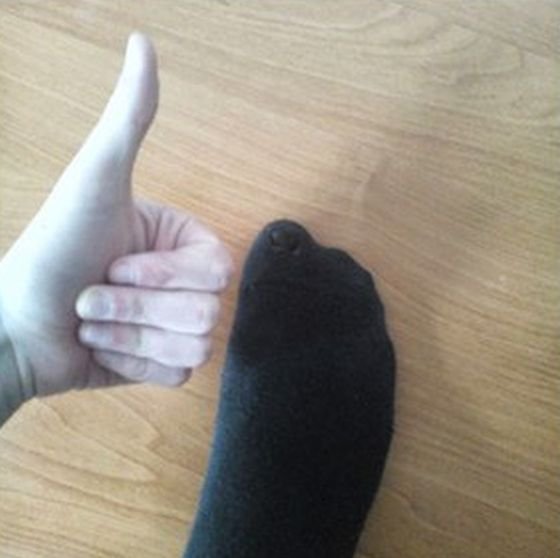 Решение проблемы дырявого носка (3 фото)