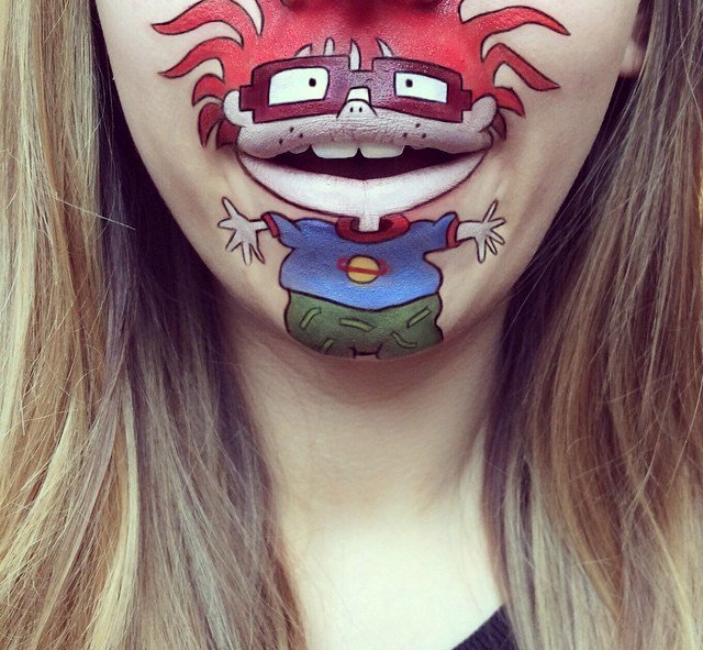 Креативный способ накрасить губы (40 фото)