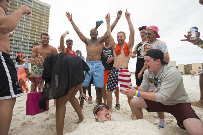 Каникулы американских студентов во Флориде (35 фото)
