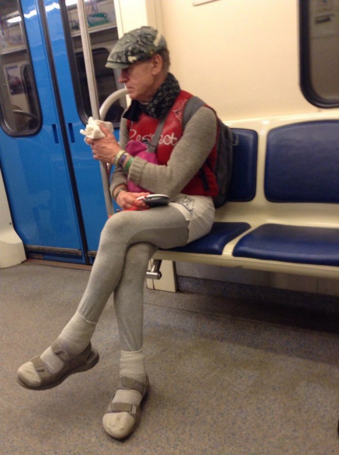 Модные люди в метро Москвы (20 фото)