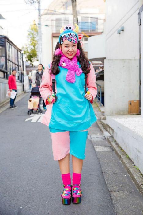 Молодежная мода в Японии (22 фото)