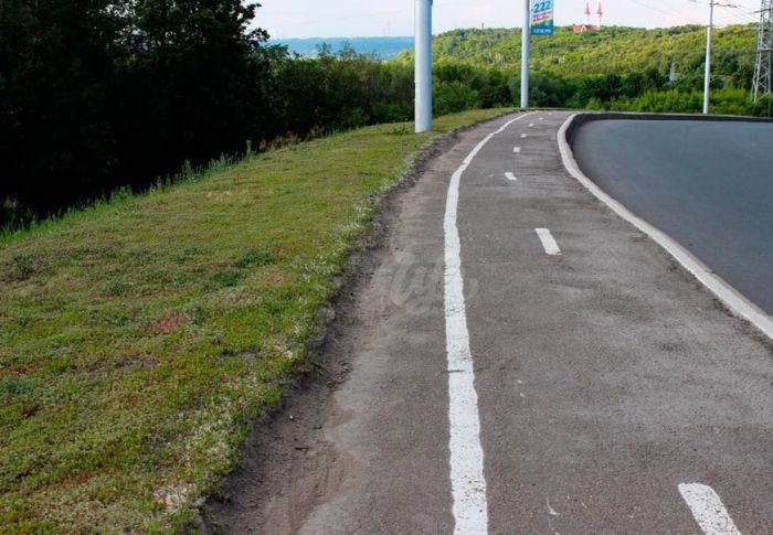 В Уфе проложили велосипедные дорожки (6 фото)