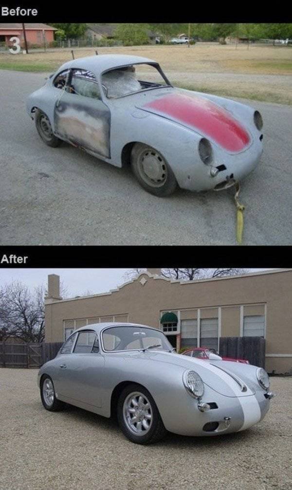 Фото авто до и после кузовного ремонта