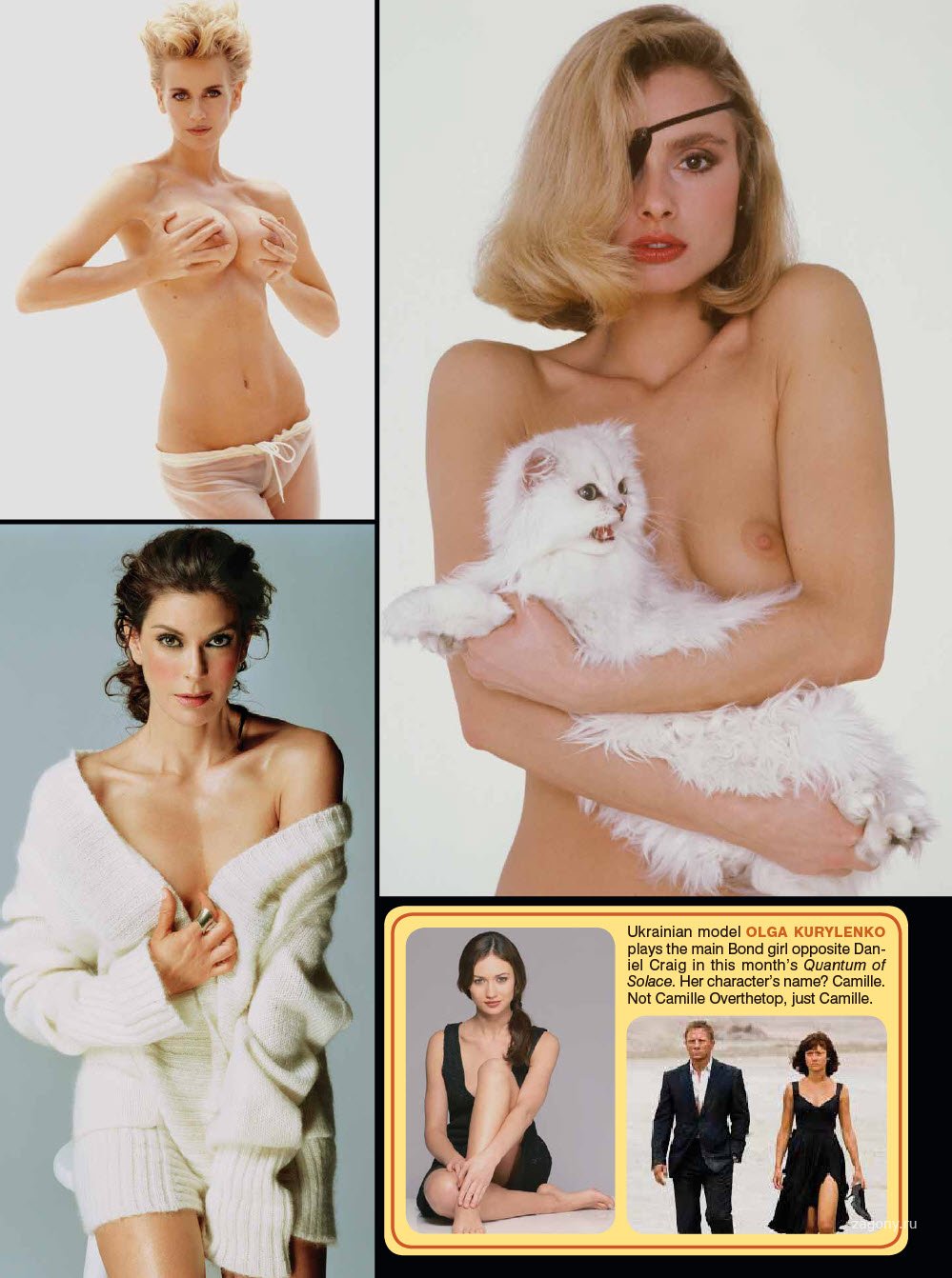 Женщины Бонда в Playboy (6 фото)