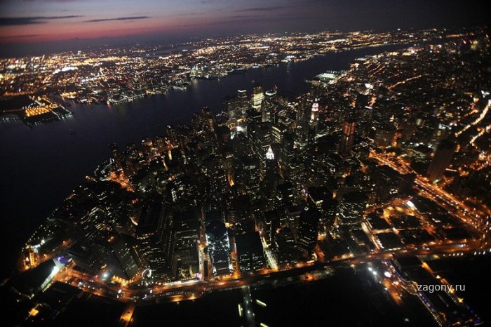 Нью-Йорк с высоты птичьего полета (8 фото)